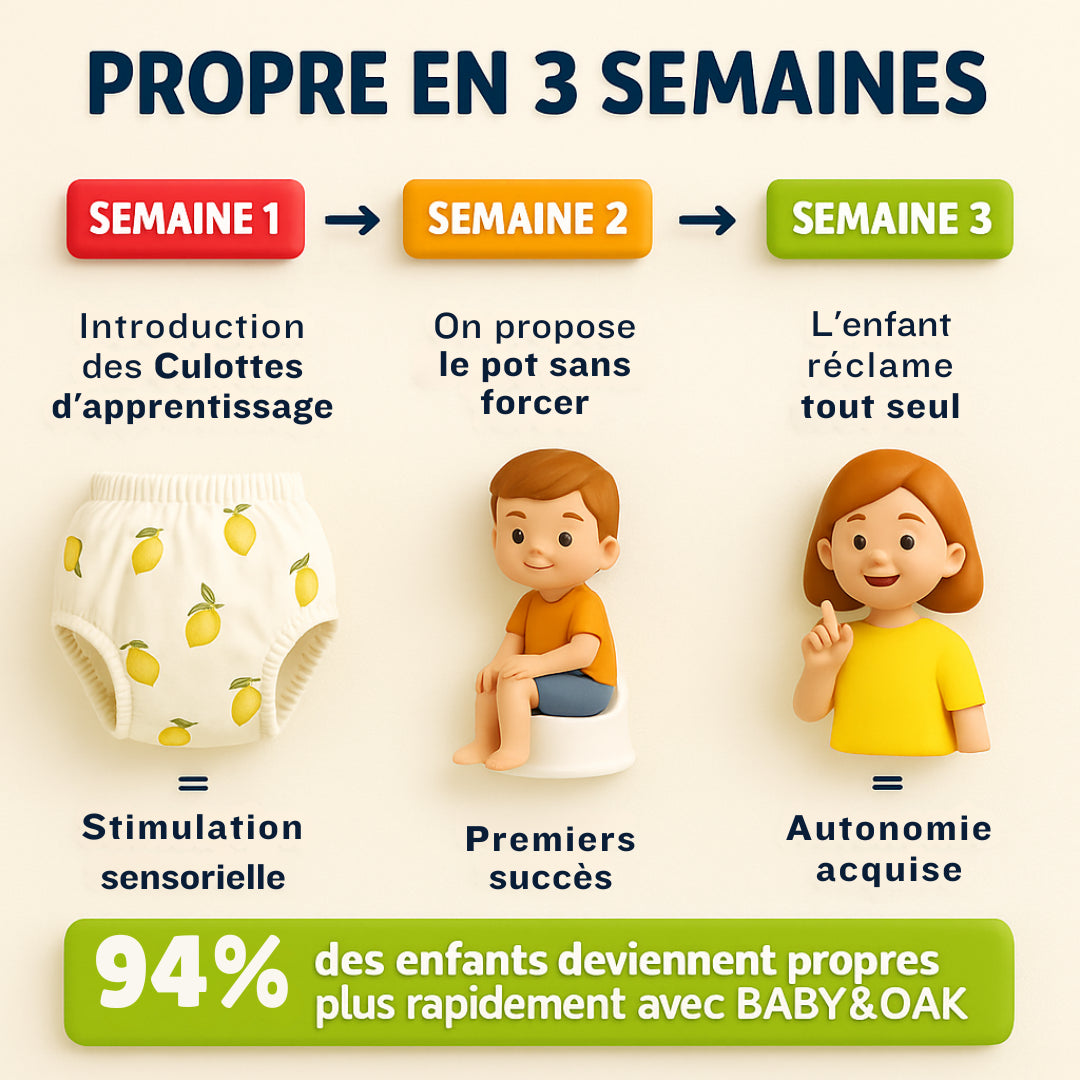 Culotte Baby&Oak : Enfin une culotte conçue pour aider votre enfant à devenir propre 🍭 (Échange)