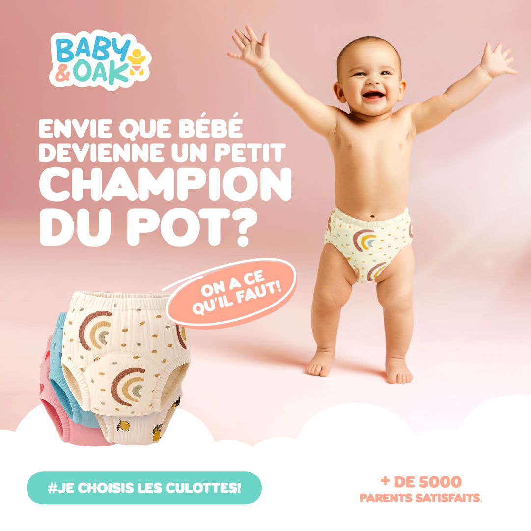 Culotte Baby&Oak : Enfin une culotte conçue pour aider votre enfant à devenir propre 🍭 (Échange)