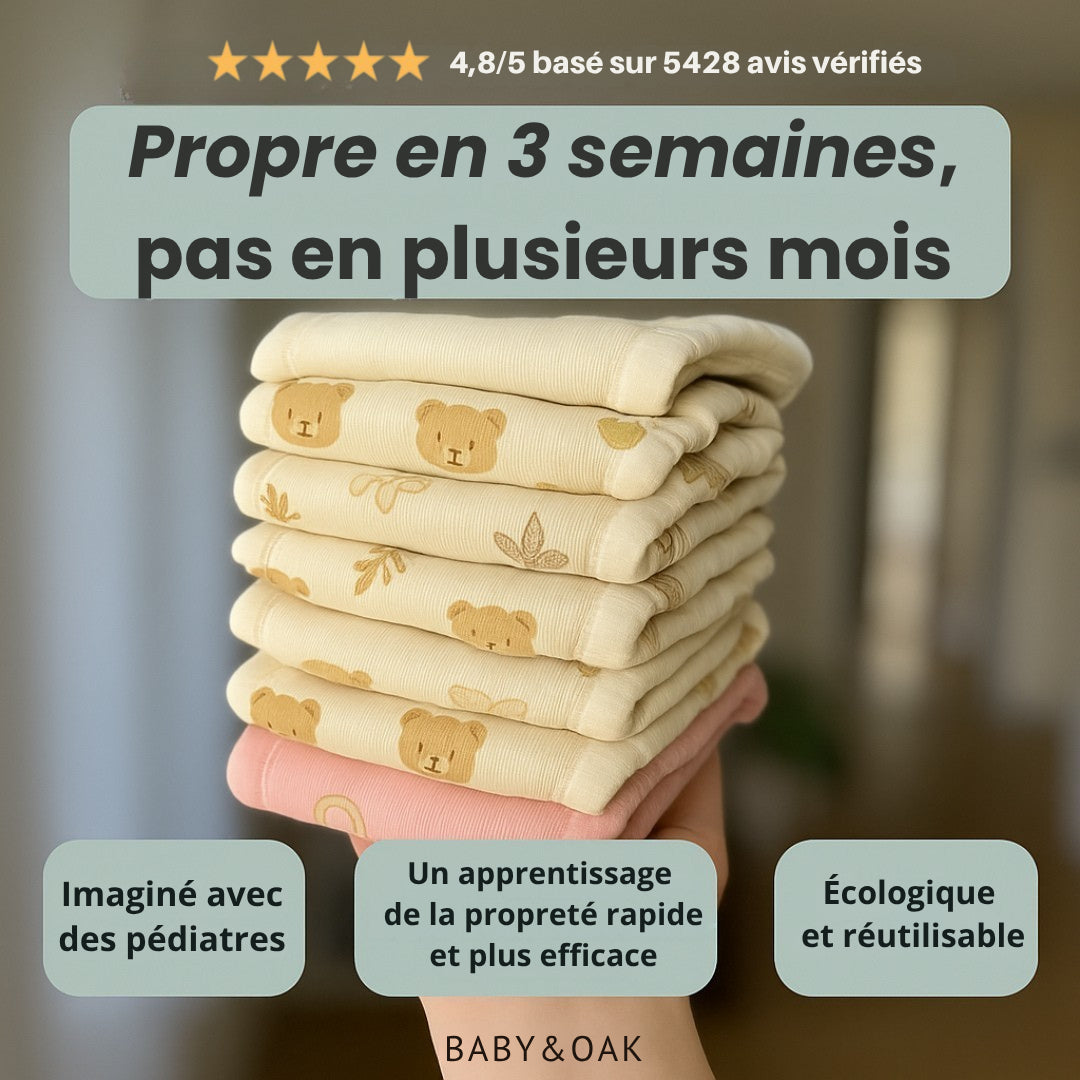 Culotte Baby&Oak : Enfin une culotte conçue pour aider votre enfant à devenir propre 🍭 (Échange)