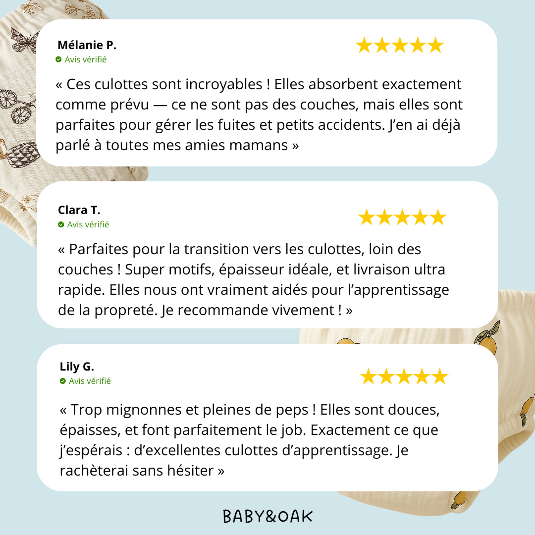 Enfin une culotte conçue pour aider votre enfant à devenir propre 🍭
