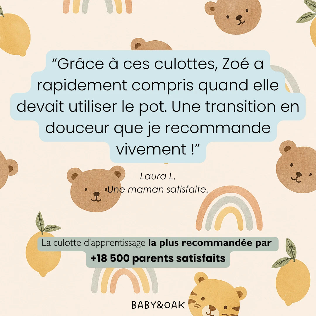 Culotte Baby&Oak : Enfin une culotte conçue pour aider votre enfant à devenir propre 🍭 (Échange)