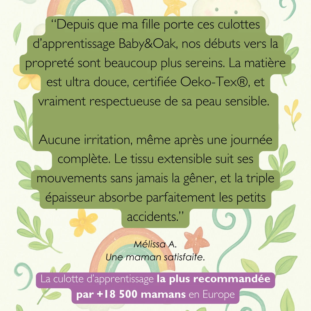 Lot de 3 culottes d'apprentissage Oeko-Tex® - Motifs Océan