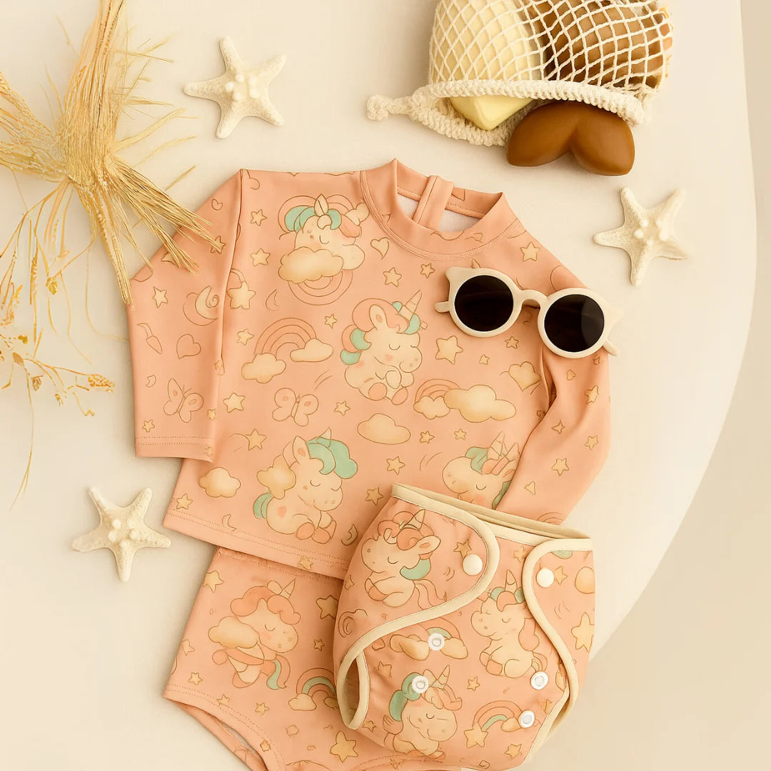 Enfin un maillot de bain absorbant pensé pour aider votre enfant à profiter de l’eau… même en cas de petit accident ! 🌞