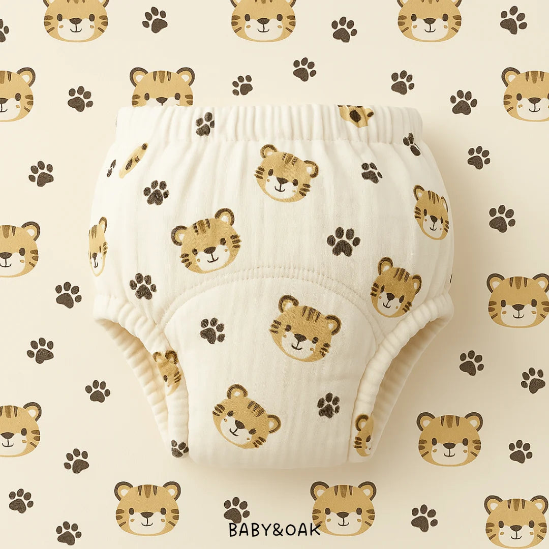 Les culottes d'apprentissage – Motif Tigres & Empreintes 🐯