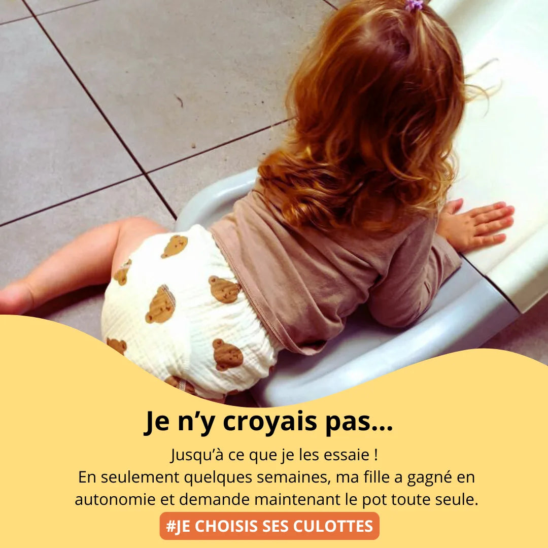 Enfin une culotte conçue pour aider votre enfant à devenir propre 🍭