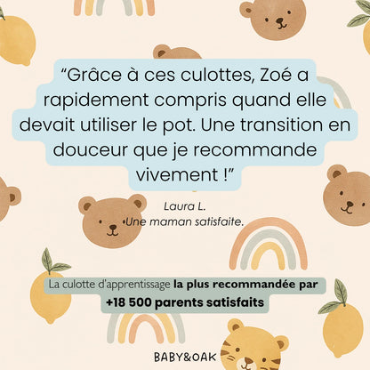 Culotte Baby&Oak : Enfin une culotte conçue pour aider votre enfant à devenir propre 🍭 (Échange)
