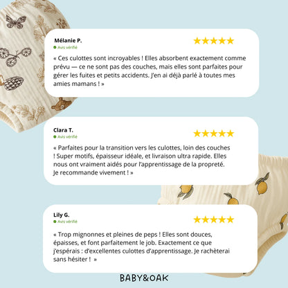 Les culottes d'apprentissage  🍭