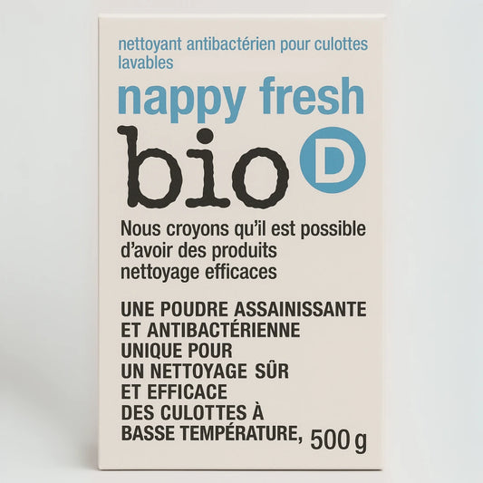 Lessive Bio en poudre anti-bactérienne pour culottes lavables